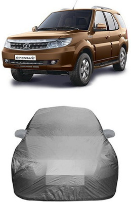 VIRMANG Car Cover For Tata Safari Storme (With Mirror Pockets)(Grey)