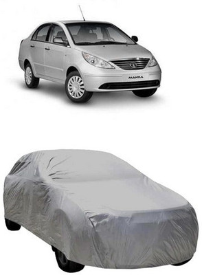 SnehaSales Car Cover For Tata Manza (Without Mirror Pockets)(Grey)