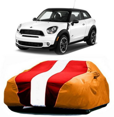 MSR STORE Car Cover For Mercedes Benz Cooper (With Mirror Pockets)(Red, Orange)