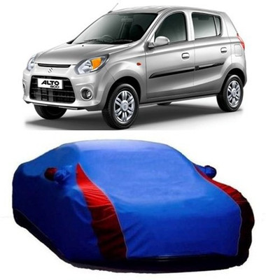 AASDEE Car Cover For Maruti Suzuki Alto 800 (With Mirror Pockets)(Blue)