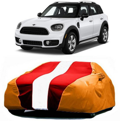 MSR STORE Car Cover For BMW Countryman Coupe (With Mirror Pockets)(Red, Orange)
