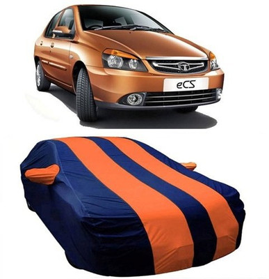 AASDEE Car Cover For Tata Indigo CS (With Mirror Pockets)(Orange)