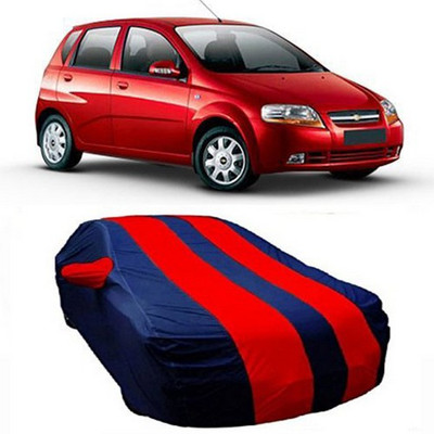 HDSERVICES Car Cover For Chevrolet UVA (With Mirror Pockets)(Red)