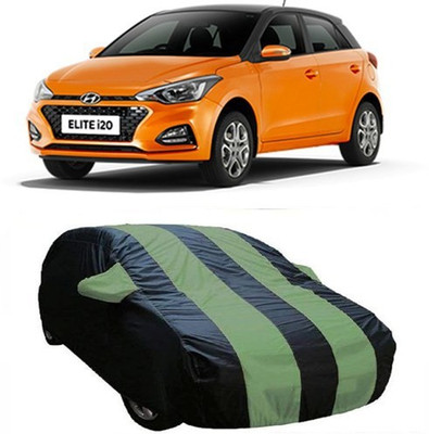 HDSERVICES Car Cover For Hyundai Elite i20 (With Mirror Pockets)(Multicolor)