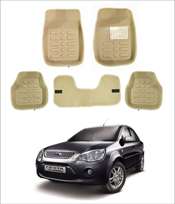 Trigcars PVC 3D Mat For  Ford Fiesta Old(Beige)