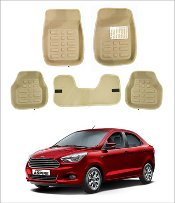 Trigcars PVC 3D Mat For  Ford Figo(Beige)
