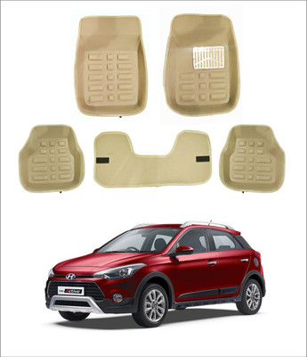 Trigcars PVC 3D Mat For  Hyundai i20 Active(Beige)