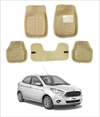Trigcars PVC 3D Mat For  Ford Figo(Beige)