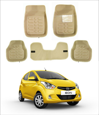 Trigcars PVC 3D Mat For  Hyundai Eon(Beige)