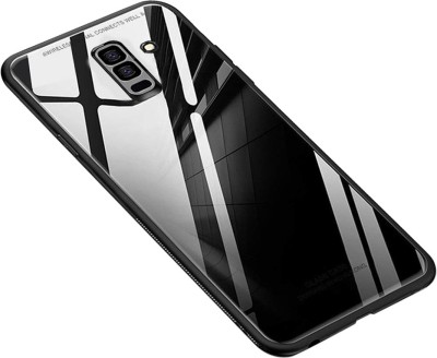 Coverage Back Cover for Samsung J8 - 2018 Edi(Black, Grip Case, Pack of: 1)