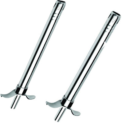 shivnath enterprises Gas Lighter Pack of 2 Stainless Steel Electronic Gas Lighter Steel Gas Lighter(Silver, Pack of 2)