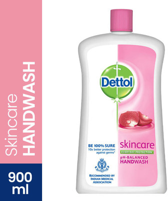 Dettol Liquid Soap Jar - Skincare Hand Wash Bottle  (0.9 L)