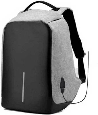 15.6 inch Laptop Backpack  (Black, Grey)