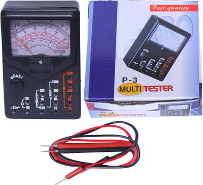 Divinext P-3 Multitester Electric Multi Tester Analog Multimeter(2000 Counts)
