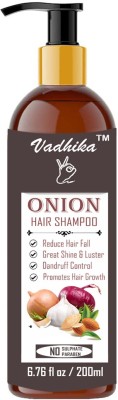 Vadhika Premium Onion Shampoo for Hair Growth and Hairfall Control(200 ml)