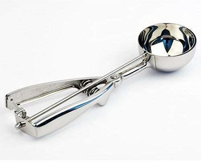 cosmolight Easy Handheld Multi Use Ice Cream Serving Scooper with Trigger Stainless Steel Ice-cream Spoon(Pack of 1)