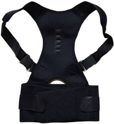 nabhu RNPOSTURE-CORRECT-BELT-MEDIUM Posture Corrector(Black)