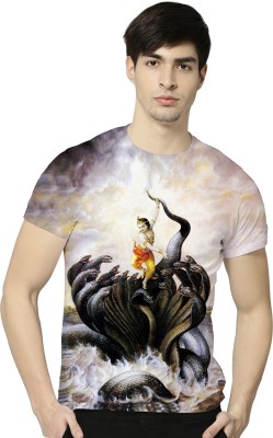 STAND OUT Graphic Print Men Round Neck Multicolor T-Shirt