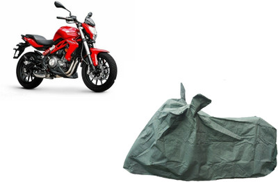 COVERPLANET Two Wheeler Cover for DSK Benelli(TNT R, Green)