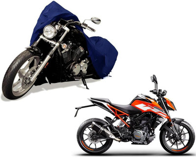 Auto Kite Waterproof Two Wheeler Cover for KTM(Duke 200, Blue)