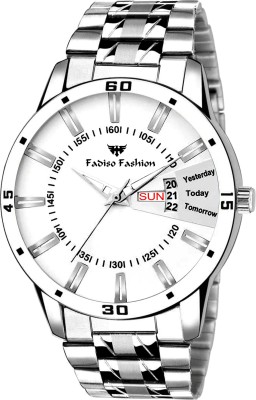 Fadiso Fashion FF3820-White Day and Date Unique New Analog Watch  - For Men