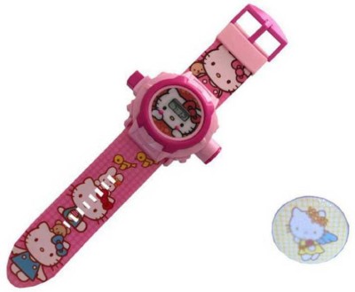 SAI HARUN TRADERS Pink Digital Watch  - For Boys & Girls