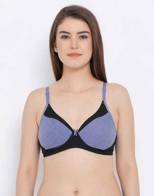 Clovia Women T-Shirt Non Padded Bra(Purple)