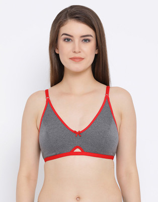 Clovia Women Balconette Non Padded Bra(Grey)