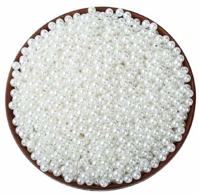 CBCOLLECTIONS Pearl Round Loose 200pcs Plastic Pearl Round Spacer Loose Beads