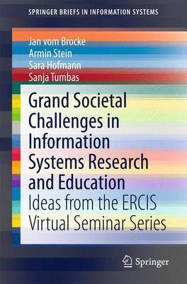 Grand Societal Challenges in Information Systems Research and Education(English, Electronic book text, vom Brocke Jan)