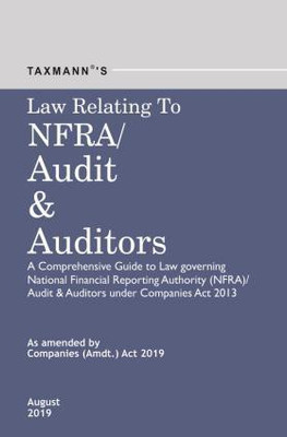Law Relating to NFRA/Audit & Auditors A Comprehensive Guide To Law governing National Financial Reporting Authority (NFRA)/Audit & Auditors under Companies Act 2013(English, Paperback, TAXMANN)