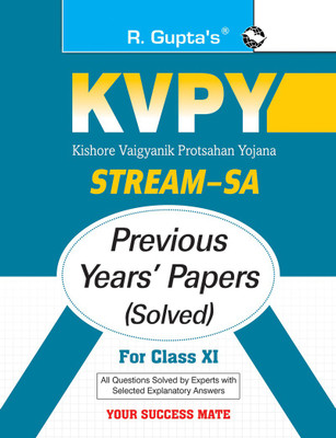 KVPY: Stream-SA Examination for Class XI Previous Years’ Papers (Solved)(English, Paperback, Rph Editorial Board)