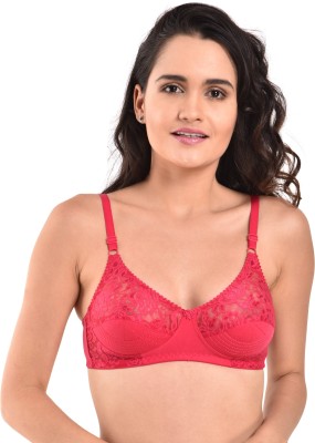 INNER TOUCH by INNER TOUCH INT-1146 Women Full Coverage Non Padded Bra(Red)