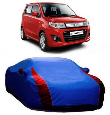 HDSERVICES Car Cover For Maruti Suzuki WagonR Stingray (With Mirror Pockets)(Blue)