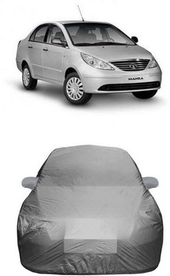 MSR STORE Car Cover For Tata Manza (With Mirror Pockets)(Grey)
