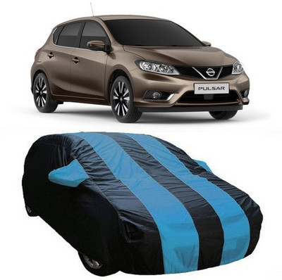 AAMANG Car Cover For Nissan Pulsar (With Mirror Pockets)(Blue)
