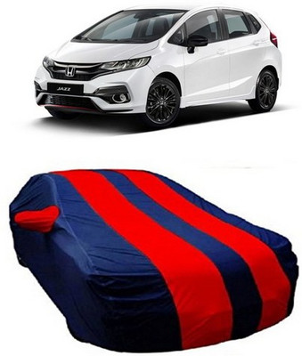 SnehaSales Car Cover For Honda Jazz (With Mirror Pockets)(Red)