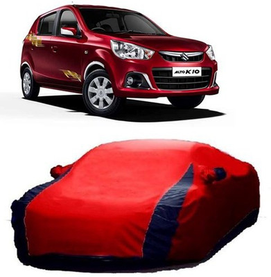 AAMANG Car Cover For Maruti Suzuki Alto K10 (With Mirror Pockets)(Red)