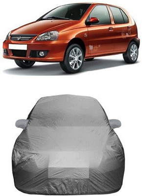 AAMANG Car Cover For Tata Indica V2 (With Mirror Pockets)(Grey)