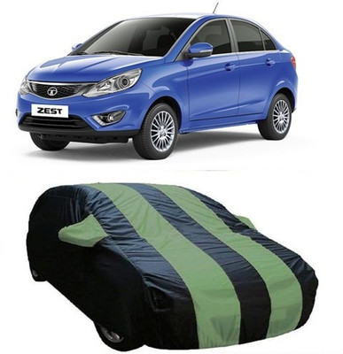 XGuard Car Cover For Tata Zest (With Mirror Pockets)(Green)