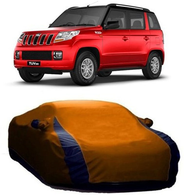 XGuard Car Cover For Mahindra TUV300 (With Mirror Pockets)(Orange)