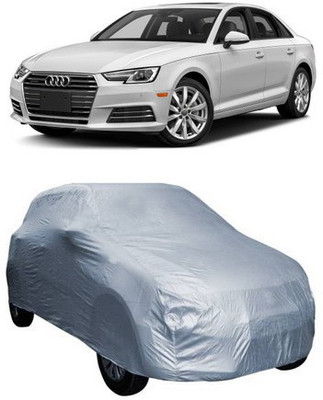 VIRMANG Car Cover For Audi A4 (Without Mirror Pockets)(Silver)