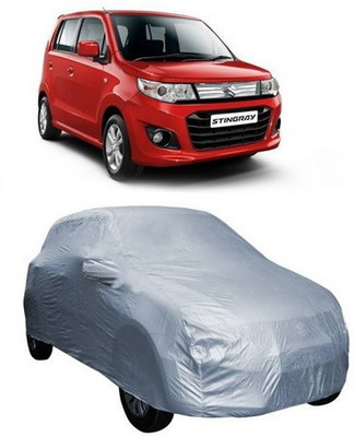 VIRMANG Car Cover For Maruti Suzuki WagonR Stingray (With Mirror Pockets)(Silver)