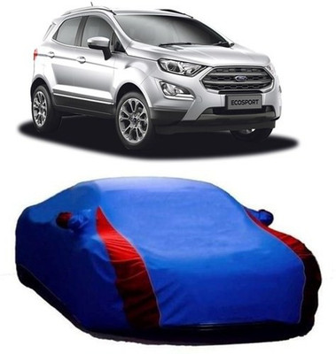HDSERVICES Car Cover For Ford Ecosport (With Mirror Pockets)(Blue)