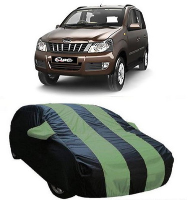 HDSERVICES Car Cover For Mahindra Quanto (With Mirror Pockets)(Green)