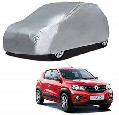 THE. Car Cover For Renault Kwid (Without Mirror Pockets)(Silver)