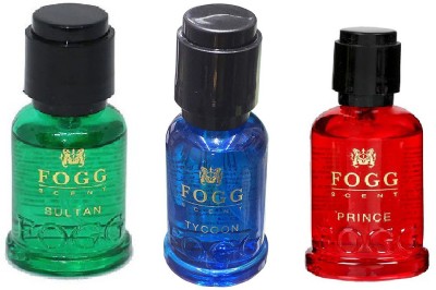 FOGG scent sultan,tycoon,prience 30ml Body Spray  -  For Men & Women(90 ml, Pack of 3)
