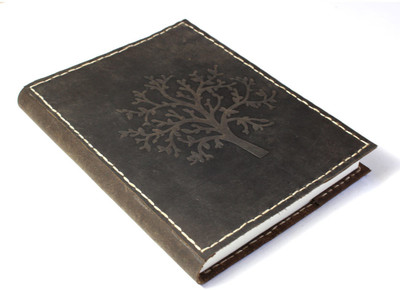 Camlon Exports Recycled Handmade Assorted Desk Planner Unruled 144 Pages(Black)