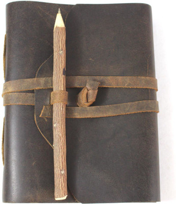 Camlon Exports Recycled Handmade Assorted Notebook Unruled 200 Pages(Black)