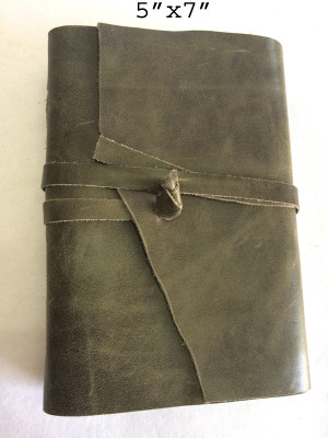 Camlon Exports Recycled Handmade Assorted Notebook Unruled 200 Pages(Green)